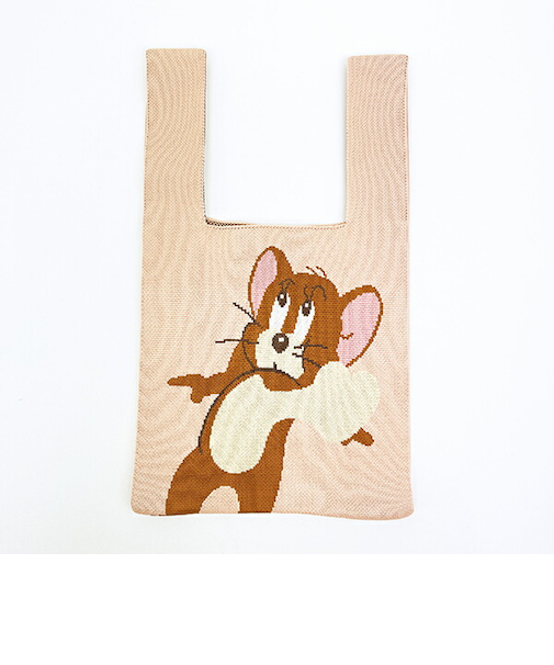 トムとジェリー ジェリー チアフルニットマルシェバッグ トムジェリ