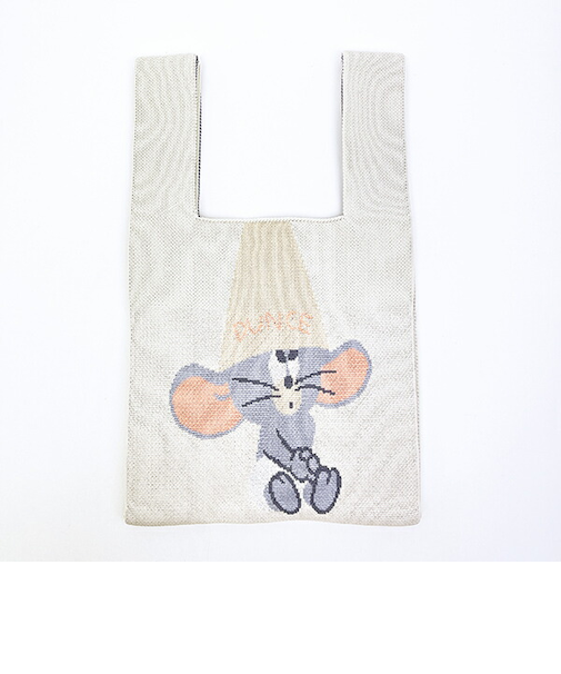 トムとジェリー タフィー チアフルニットマルシェバッグ トムジェリ