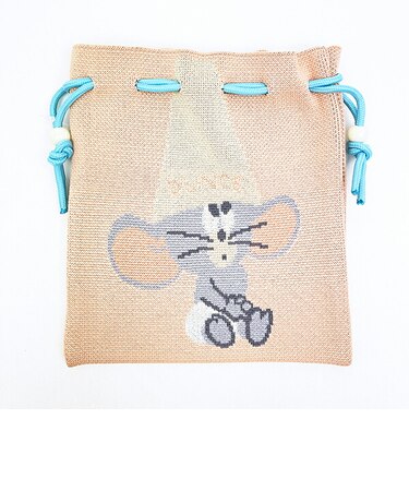 トムとジェリー タフィー チアフルニット巾着 トムジェリ