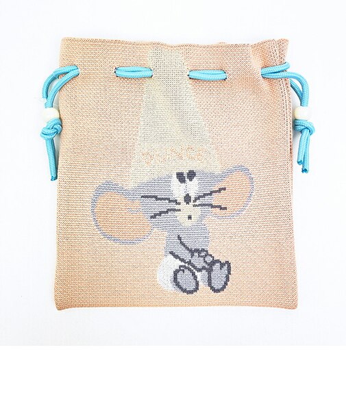 トムとジェリー タフィー チアフルニット巾着 トムジェリ