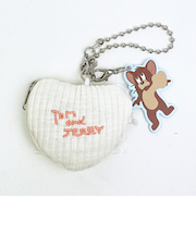 トムとジェリー ジェリー チアフルハートポーチチャーム キーホルダー トムジェリ