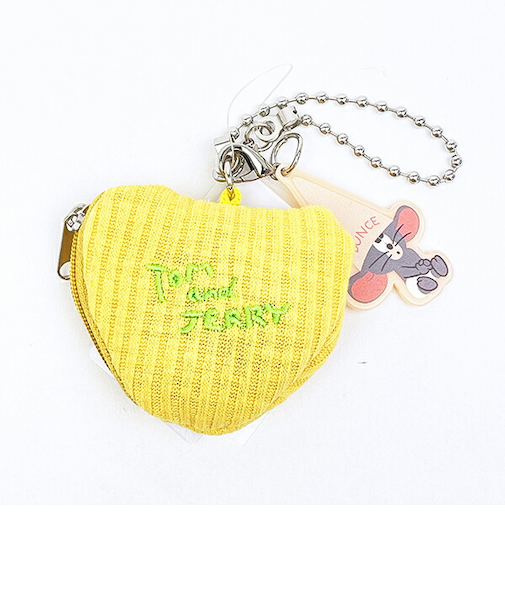 トムとジェリー タフィー チアフルハートポーチチャーム キーホルダー トムジェリ