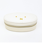 ミッフィー miffy オーバル トラベルジュエリーボックス (エクリュ)