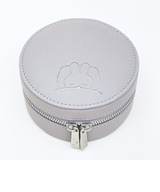 ミッフィー miffy ラウンド トラベルジュエリーボックス (ラベンダーグレー)
