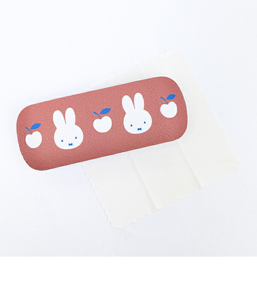 ミッフィー miffy メガネケース (オレンジ) はんなりフラワー