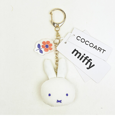 ミッフィー miffy ちりめんキーホルダー (お花) はんなりフラワー