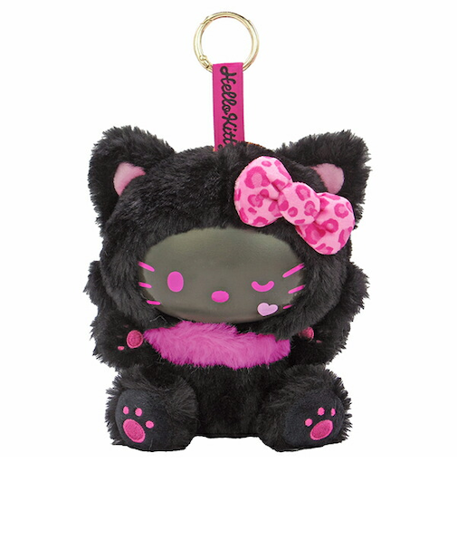 サンリオ ハローキティ ファインフェイスキャット ブラック マスコット ぬいぐるみ Sanrio