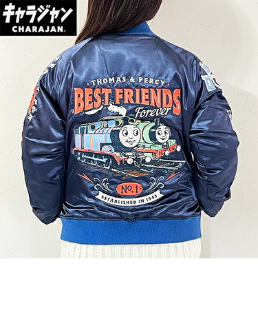 きかんしゃトーマス レディフォーアクション スカジャン L キャラジャン アパレル
