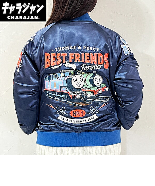 きかんしゃトーマス レディフォーアクション スカジャン L キャラジャン アパレル