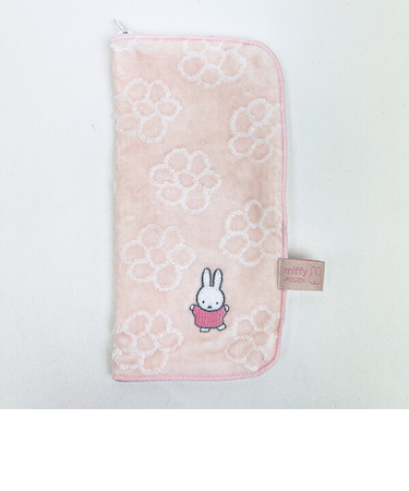 ミッフィー miffy どっとポーチ オーガニックコットン ピンク