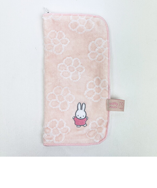ミッフィー miffy どっとポーチ オーガニックコットン ピンク