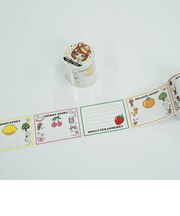 内藤ルネ フルーツ ロール付き付箋 文具