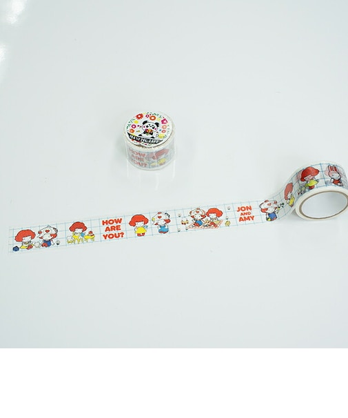 内藤ルネ JON＆AMY マスキングテープ (2cm) 文具
