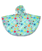 パペットスンスン キッズレインポンチョ 90cm ベビー