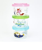 ディズニー ズートピア ジョイント式薄肉保存容器3Pセット ランチ 日本製 Disney