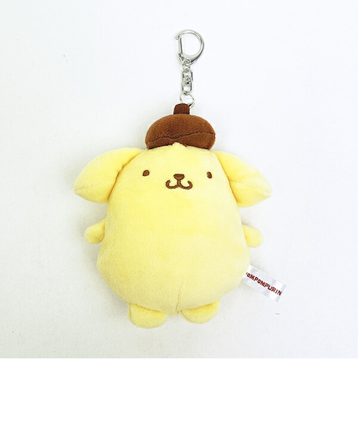 サンリオ ポムポムプリン ダイカットぬいぐるみミラー キーホルダー Sanrio