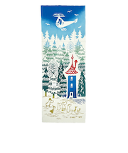 ムーミン 注染手ぬぐい (ヘリコプター) タオル 日本製 MOOMIN