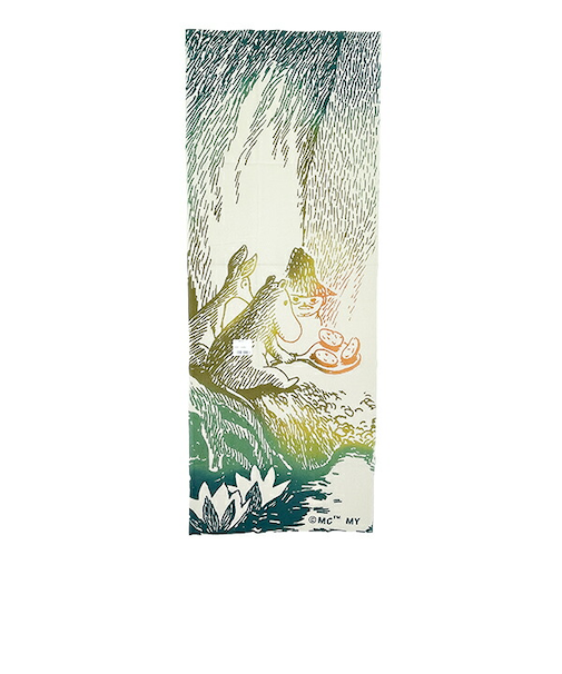 ムーミン 注染手ぬぐい (ひとやすみ) タオル 日本製 MOOMIN