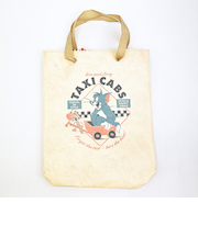 トムとジェリー レトロポスター トートバッグ ベージュ