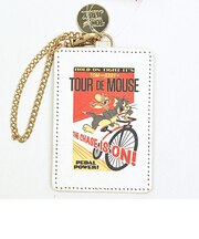 トムとジェリー レトロポスター パスケース ホワイト 定期入れ