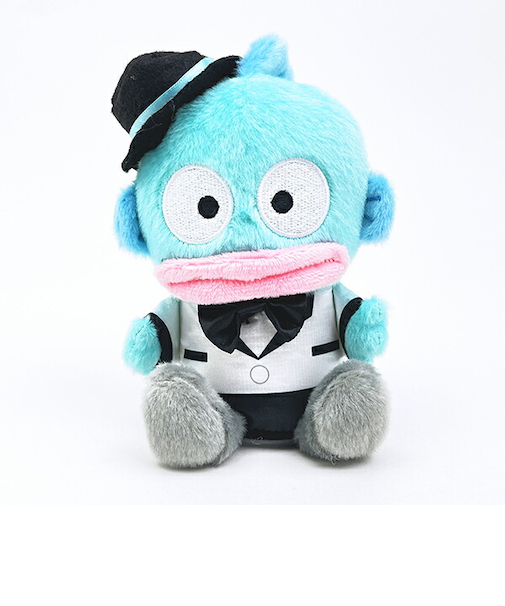 サンリオ ハンギョドン マネしておしゃべりぬいぐるみ(S) (タクシードVer.) Sanrio