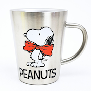 スヌーピー 二重マグカップ リボン キッチン 保温保冷 SNOOPY
