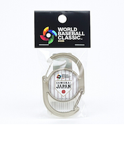 WBC 2026 (WORLD BASEBALL CLASSIC) カラビナ (ホワイト) キーホルダー 大谷翔平 侍ジャパン