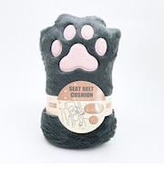 肉球シートベルトクッション ブラック カー用品