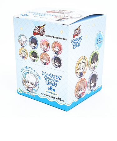 銀魂 新劇場版 (吉原大炎上) トレーディンググリッター缶バッジ 全8種 コンプリートBOX