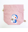 ドラえもん サガラ刺繍巾着 (ピンク)