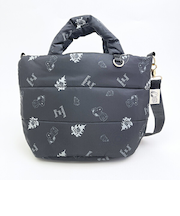 スヌーピー 2WAYトートバッグ ブラックダウン SNOOPY