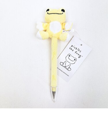 かえるのピクルス マスコットボールペン (イエロー) 文具