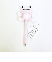 かえるのピクルス マスコットボールペン (ピンク) 文具