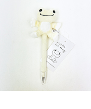 かえるのピクルス マスコットボールペン (アイボリー) 文具