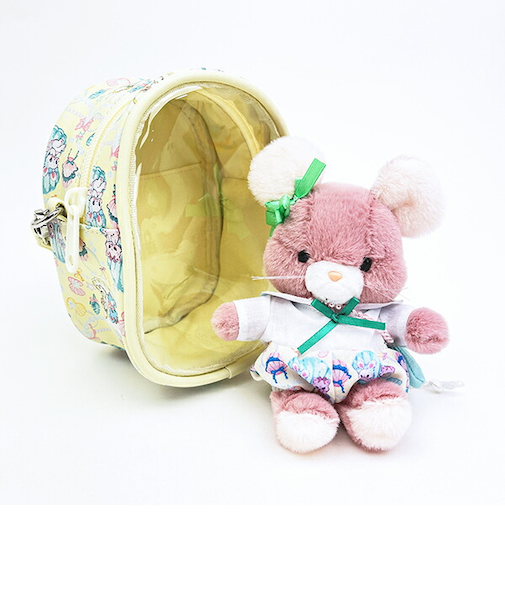 SWIMMER(スイマー) × 吉徳レトロ ミニ Qピッピ ぬいぐるみ 衣装＆ポーチセット(イエロー)