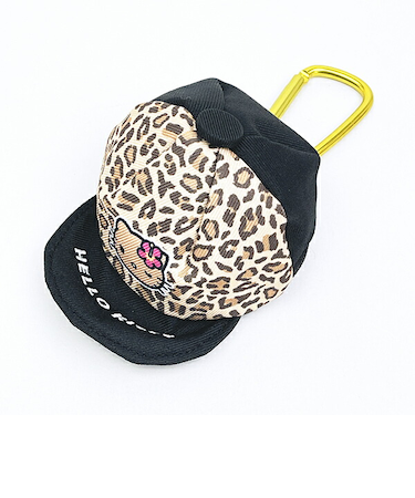 サンリオ 日焼けキティ ミニキャブキーホルダー ヒョウ柄 Sanrio