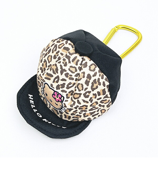 サンリオ 日焼けキティ ミニキャブキーホルダー ヒョウ柄 Sanrio