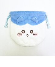 ちいかわ ハチワレ フェイス巾着 ポーチ