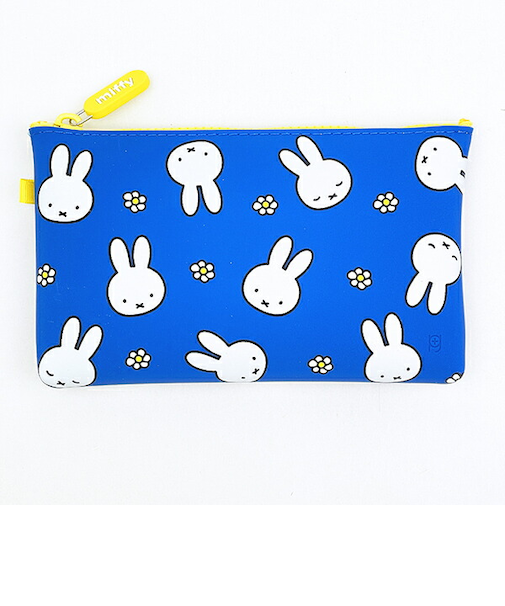 ミッフィー miffy NUU(ヌウ) シリコンポーチ (フラワーブルー)