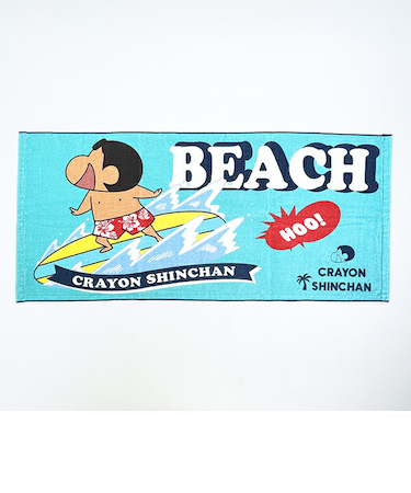 クレヨンしんちゃん サーファーしんちゃん フェイスタオル 日焼け