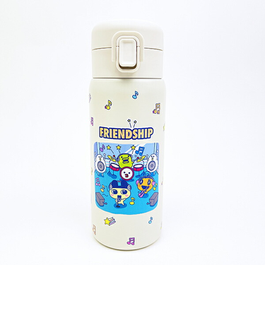 たまごっち ステンレスワンプッシュボトル (350ml) フレンドシップ 水筒 ランチ