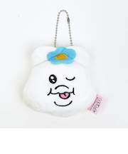 んぽちゃむ ぬいぐるみミラーキーホルダー