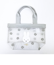 ミッフィー miffy メッシュミニトートバッグ グレー チェリーフルールシリーズ ランチ