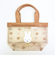 ミッフィー miffy メッシュミニトートバッグ ベージュ チェリーフルールシリーズ ランチ