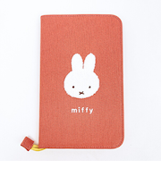 ミッフィー miffy フリーケース オレンジ カラフルサガラ 母子手帳ケース