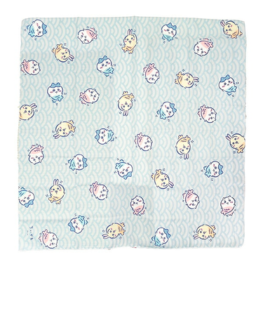 ちいかわ 撥水ふろしき 青海波柄