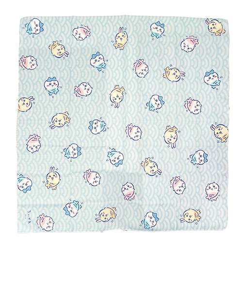 ちいかわ 撥水ふろしき 青海波柄