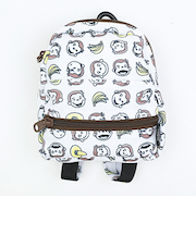おさるのジョージ リュック型ポーチ フェイス ホワイト