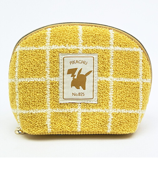 ポケットモンスター ピカチュウ ラウンドポーチ もこもこサガラシリーズ (イエロー) ポケモン