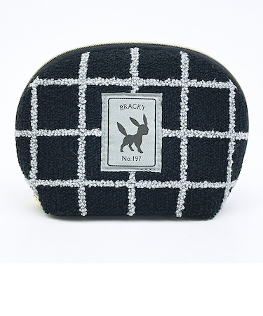 ポケットモンスター ブラッキー ラウンドポーチ もこもこサガラシリーズ (ブラック) ポケモン